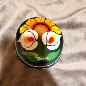 - Taxco pottery trinket dish Jar Travel Clay